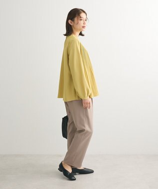 Green Parks 消しプリーツブラウス Yellow