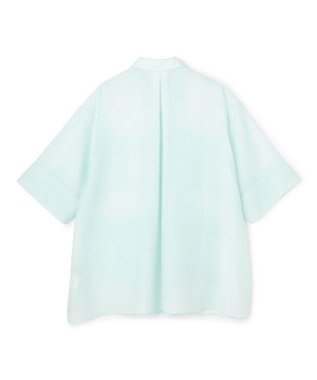 UNFILO シアー サファリシャツ ミントブルー