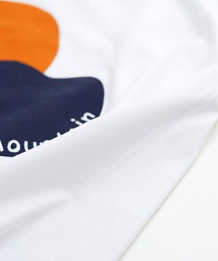 nitorito 【UNISEX】mountain&moon Tシャツ orange