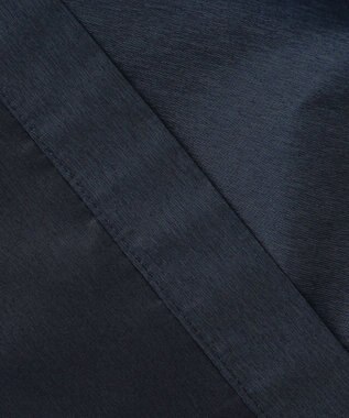 GOTAIRIKU ダウンライナー装着可【半裏仕様でより軽量】メランジシャンブレー ステンカラースプリングコート ダルブルー系