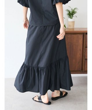 CRAFT STANDARD BOUTIQUE ティアードフレアスカート Black