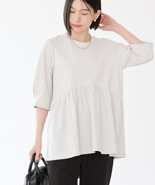 AMERICAN HOLIC 接触冷感ティアードカットプルオーバー Light Gray