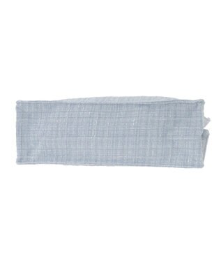 Maison de FLEUR ツイードロゴ刺繍スクエアトートバッグ Grayish Blue