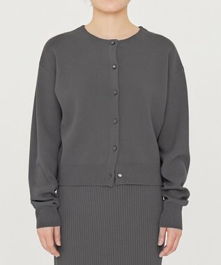 uncrave 【手洗い可】スムース ニット カーディガン（uncrave STANDARD） スレート