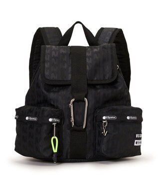 LeSportsac MSGM VOYAGER BACKPACK/ボヤージャーブラックジャカード ヴォヤージャーブラックジャカード