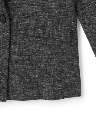 ICB 【先行予約】 ミックスブッチャー ダブルブレストジャケット ブラック×オフホワイト