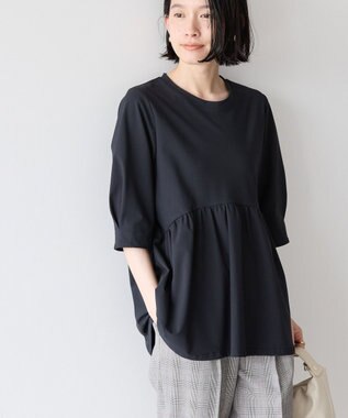 AMERICAN HOLIC 接触冷感ティアードカットプルオーバー Black