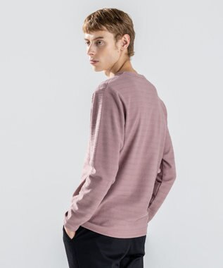 JOSEPH HOMME 【新色追加】メランジリップル　クルーネックカットソー ピンク系