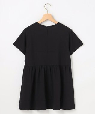 組曲 【WEB限定】ビスチェ風ティアードTシャツ ブラック系