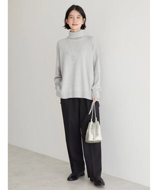 AMERICAN HOLIC バイパチタートルネックニットプルオーバー Light Gray Mixture