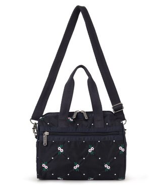 LeSportsac EVERYDAY SM SATCHEL/フローラルラティスEMB フローラルラティスEMB