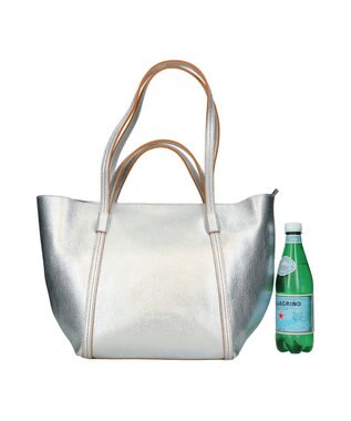 INTER-CHAUSSURES 【RIPANI】A4対応ダブルハンドルトート シルバー