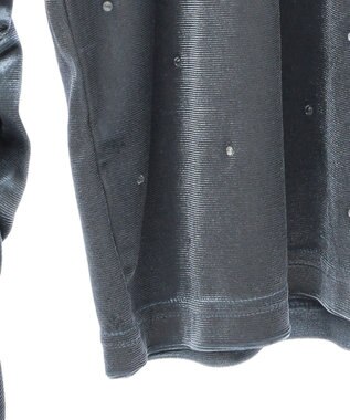 Green Parks ラインストーンハイネックトップス Blue