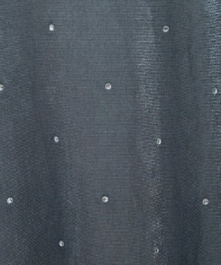 Green Parks ラインストーンハイネックトップス Blue