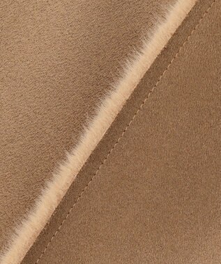 ANY SIS Luxuryフェイクムートン コート キャメル