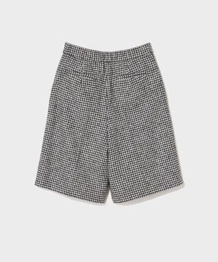 GRACE CONTINENTAL 千鳥ウールハーフパンツ ブラック