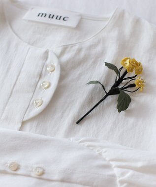 菜の花 ブローチ イエロー f