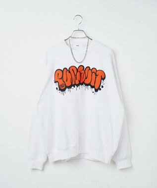 WEGO アクセ付きグラフィックプルオーバー ホワイト