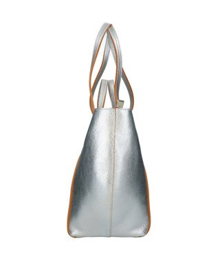 INTER-CHAUSSURES 【RIPANI】A4対応ダブルハンドルトート シルバー