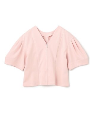 uncrave 【接触冷感・UVカット】ダブルフェイスジャージー 2WAYブラウス（uncrave STANDARD） ピンク