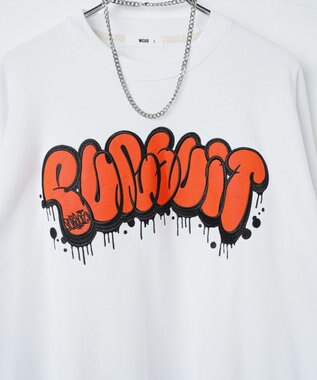 WEGO アクセ付きグラフィックプルオーバー ホワイト