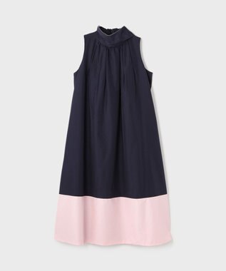 GRACE CONTINENTAL ライトタッサーAラインドレス ネイビー