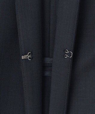 J.PRESS LADIES L 【セットアップ対応】BAHARIYE1 ノーカラー ジャケット ネイビー系