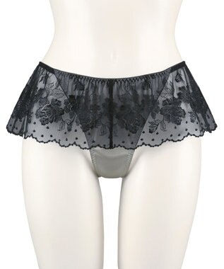 San-ai Resort（三愛水着楽園） エレガントコレクション  【2412】 デザインバックレースショーツ ブラック