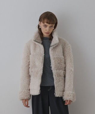 GRACE CONTINENTAL URBANCODE スタンドカラーコート ホワイト