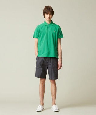 J.PRESS MEN 【大人気 / 10色展開】バックブル カノコレジメン ポロシャツ グリーン系