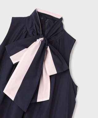 GRACE CONTINENTAL ライトタッサーAラインドレス ネイビー