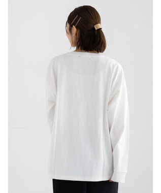 Te chichi エンブロイダリーロゴTシャツ アイボリー