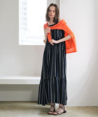 YECCA VECCA アートプリントキャミワンピース