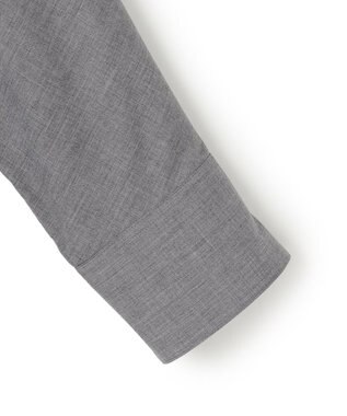 23区 【SLOW/一部店舗限定】ライトタンブラータフタ バックボタン シャツ ライトグレー系