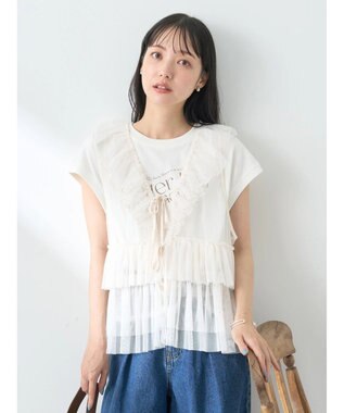 earth music&ecology チュールベスト