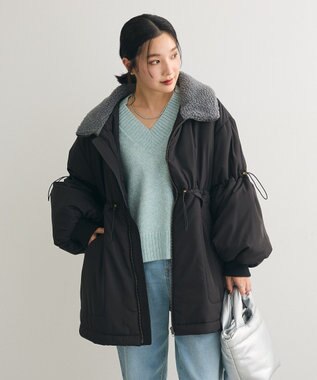 Green Parks ラメＶネックコンパクトニットプルオーバー Mint