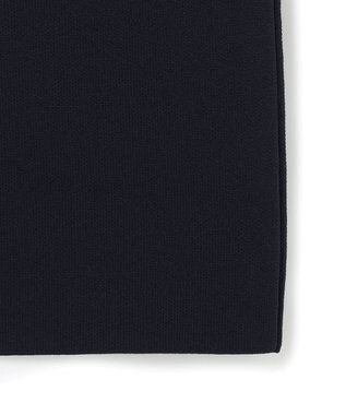 UNFILO BEAUTY FORM KNIT ペプラムセットアップ ネイビー