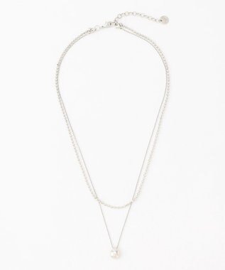  ドロップ 2連 ネックレス