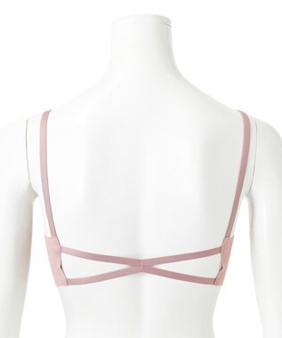 Chacott バッククロス ブラトップ（フリーカット） グレイッシュローズ