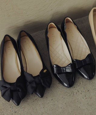 TOCCA RIBBON KNOT PUMPS パンプス ブラック系