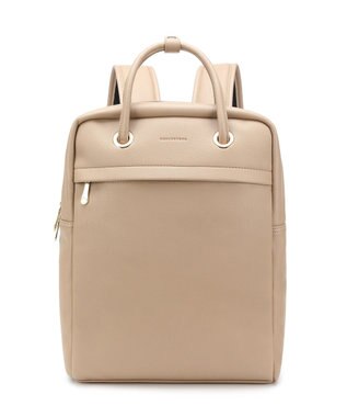 style code 【MERCURYDUO/マーキュリーデュオ】メタルアイレット　2WAY ラージリュック　推し活大容量バッグ ベージュ