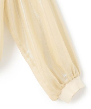 NAVE 【Nave・シアー素材】ラメボイル ブルゾン アイボリー系