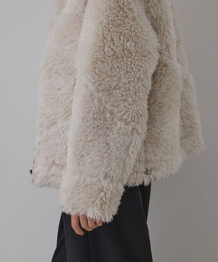 GRACE CONTINENTAL URBANCODE スタンドカラーコート ホワイト