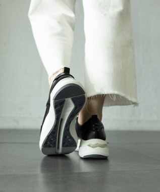 ASICS WALKING ペダラ ライドウォーク レディース 2E 3.5cmヒール ブラック系