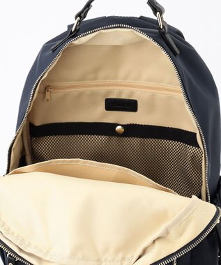 LA BAGAGERIE 【MONICA】13ポケットナイロンリュック ネイビー