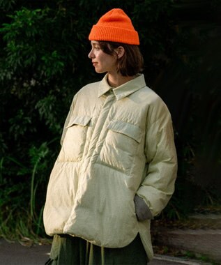 KWD 【日本製/高品質ダウン】LIGHT DOWN SHIRTS JACKET ライトダウンシャツジャケット