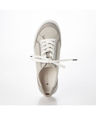 MODE ET JACOMO <carino>【レイン対応】【軽量】レースアップスニーカー グレー