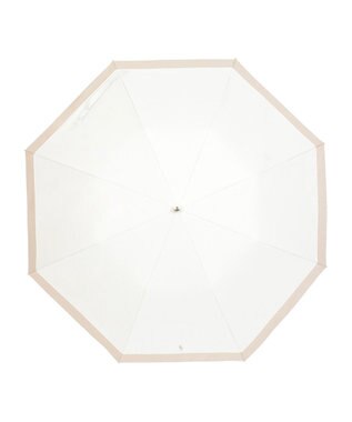 MOONBAT 【WEB限定/遮光率100%/遮熱/UV】POLO RALPH LAUREN（ポロ ラルフローレン）晴雨兼用日傘 ポロポニー ワンポイント刺繍  バイカラー 折りたたみ傘 楽折 オフ×ベージュ