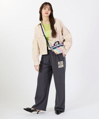 LeSportsac MINI CROSSBODY/ハリボーゴールドベアーズネイビー ハリボーゴールドベアーズネイビー