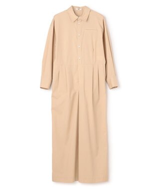 NAVE 【ReNAVE・セットアップ可/洗える/接触冷感/UVケア】コットンポリブロード オールインワン ベージュ系